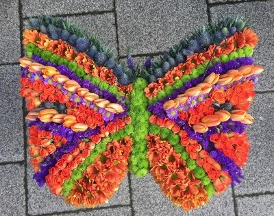 Purple & Orange Butterfly