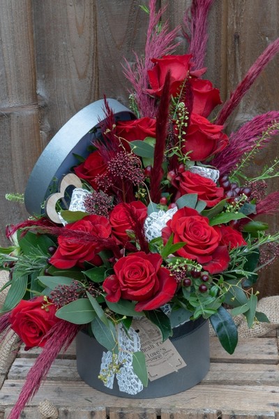 Endless Love Rose Hatbox