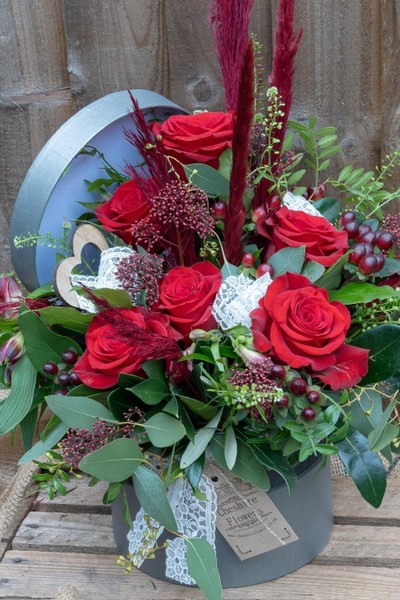 Endless Love Rose Hatbox