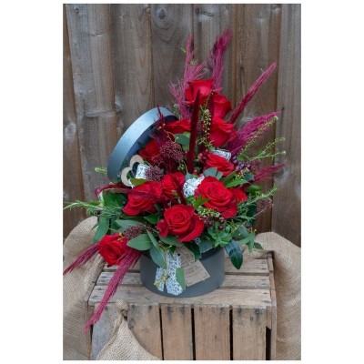 Endless Love Rose Hatbox