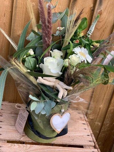 Woodland Hatbox Bouquet