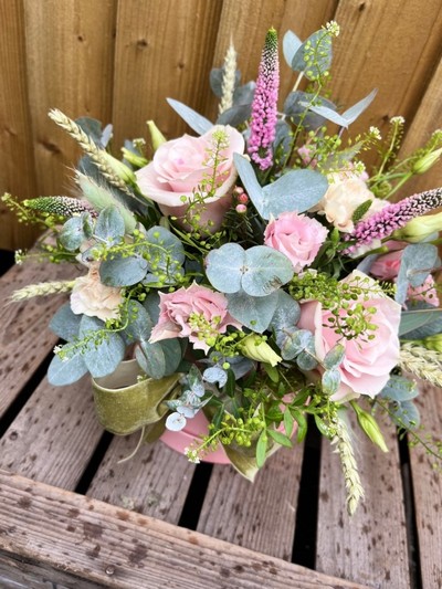 Vintage Pink Hatbox