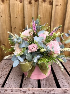 Vintage Pink Hatbox