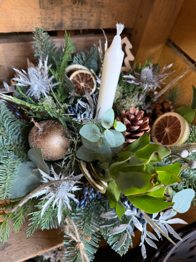 Hatbox Candle Arrangement