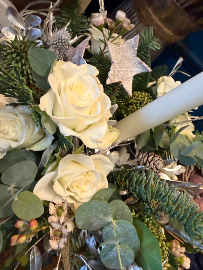 Hatbox Candle Arrangement