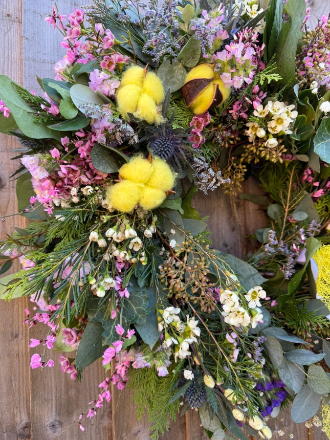 Cotton Tail Spring Wreath