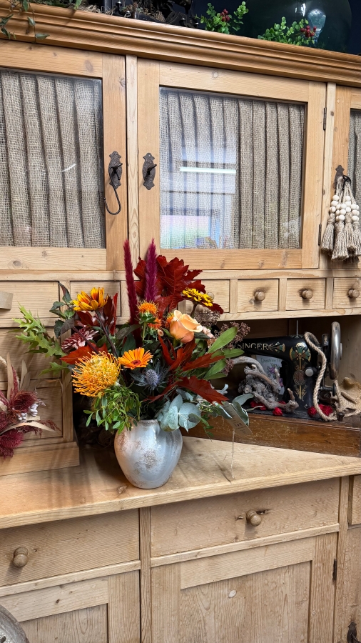 Autumn Cottage Vase