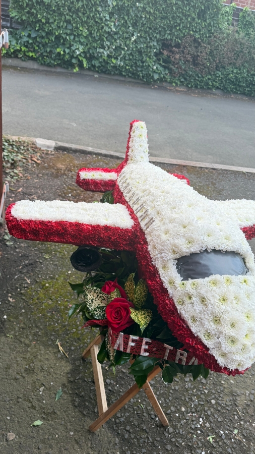 3D Aeroplane Floral Tribute