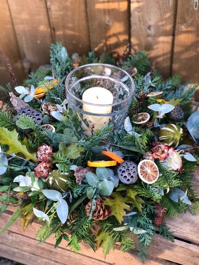 Woodland Table Posy