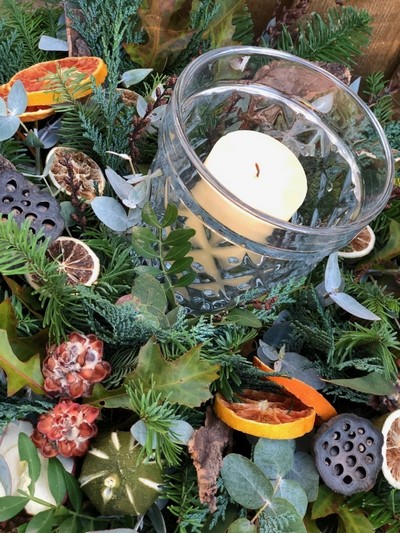 Woodland Table Posy