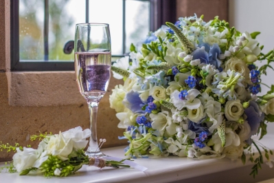 Blue Hues Seasonal Bridal set
