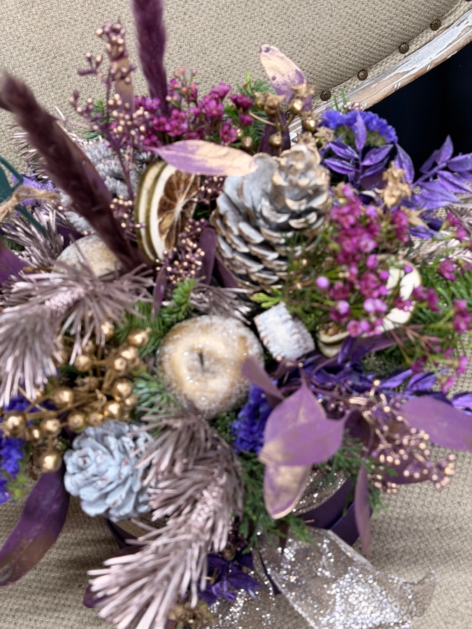 Christmas Glamour Hatbox