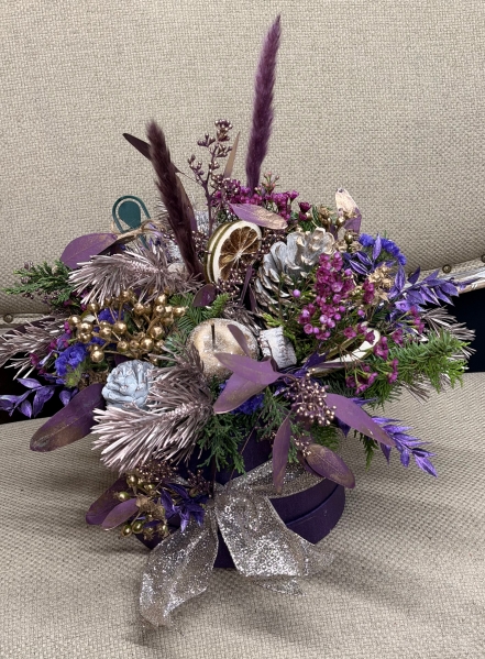 Christmas Glamour Hatbox