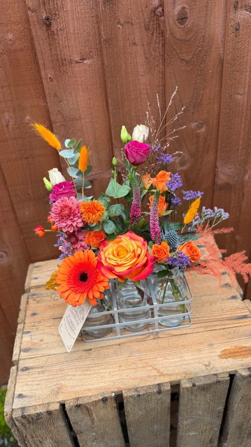 Cute Autumn Milk bottles