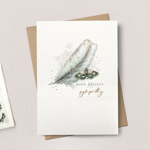 Deepest Sympathy Feather