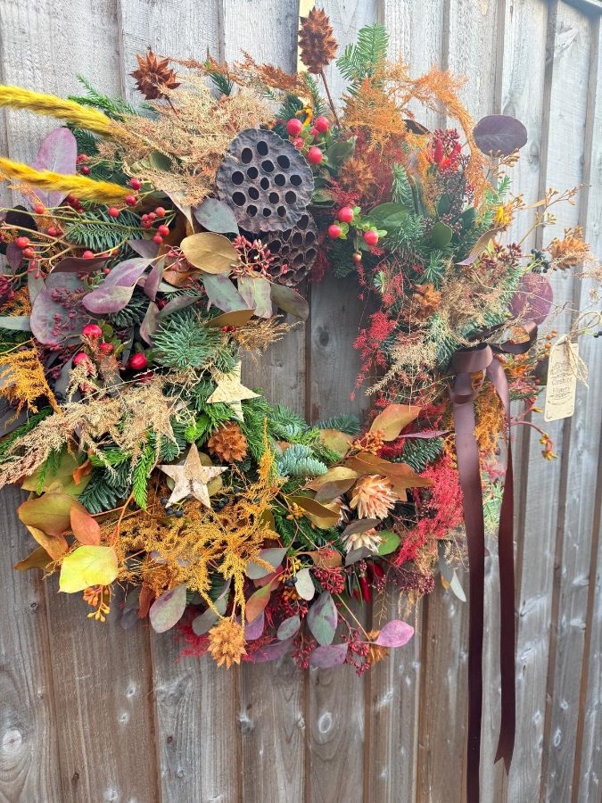 Embers Glow Wreath