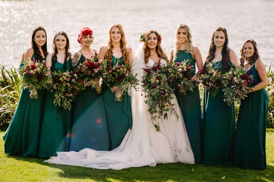 Enchanted Forest Bridesmaids Bouquet