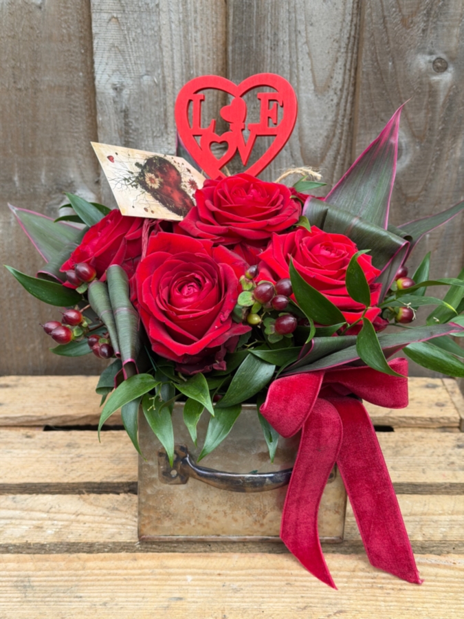 Industrial Love Rose Drawer