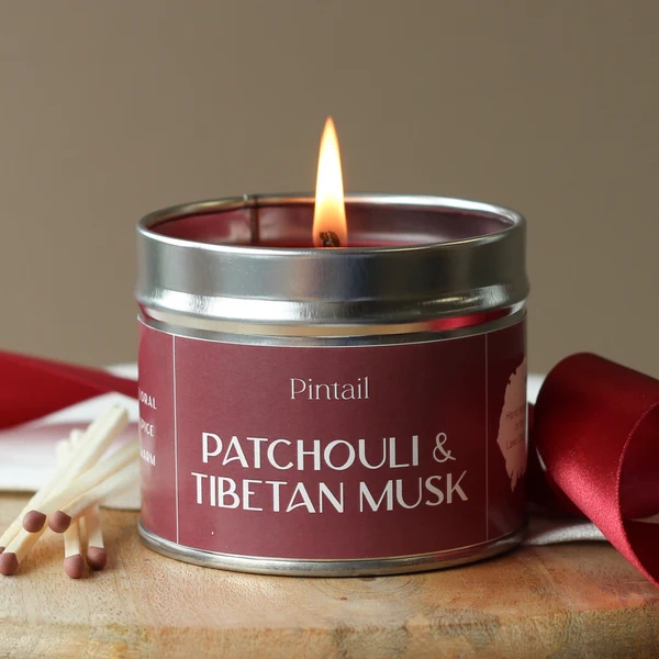 Patchouli Tibetan Musk Pintail Candle