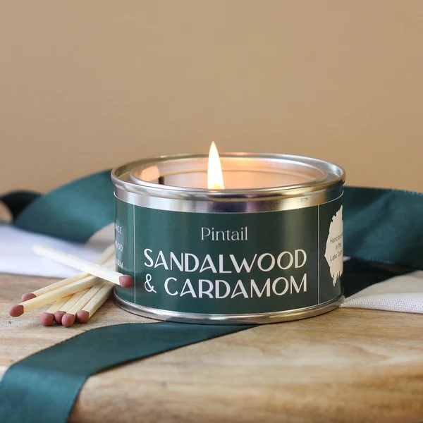 Sandalwood Cardamom Pintail Candle