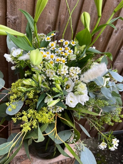 Modern Smoky Bubble Vase
