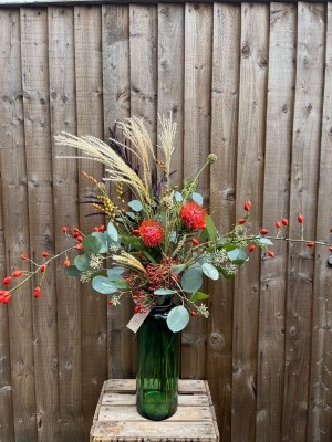 Rustic charm bottle Vase