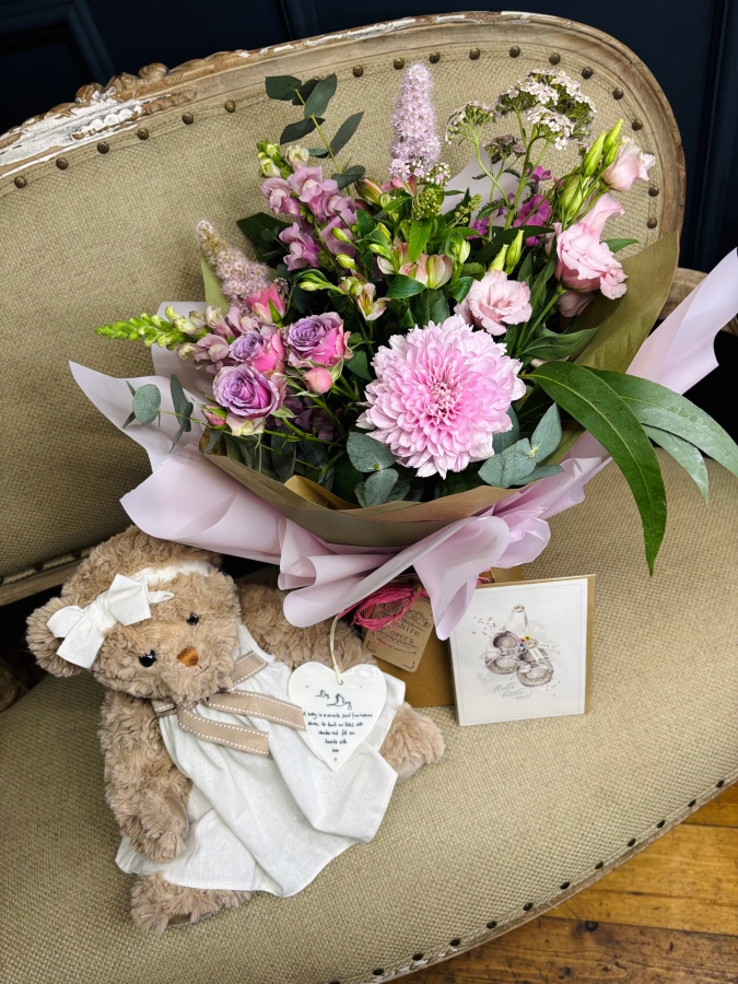 Welcome Baby Girl Gift Set