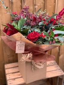 Crimson Christmas Bouquet