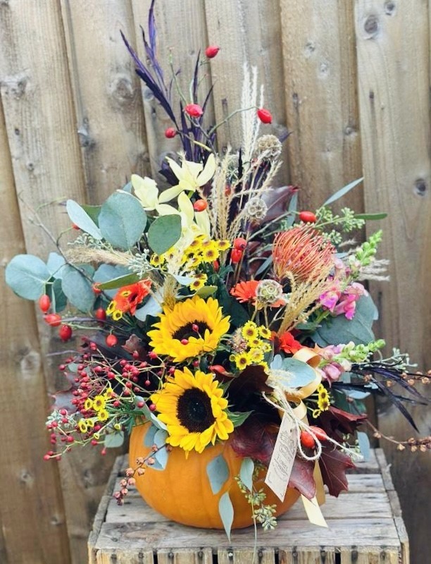 Grande Pumpkin Arrangement