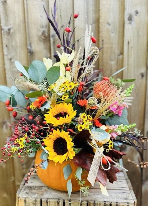 Grande Pumpkin Arrangement