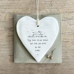 Porcelain Sentiment Hearts