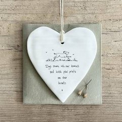 Porcelain Sentiment Hearts