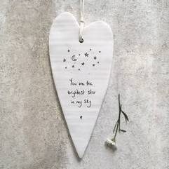 Porcelain Sentiment Hearts