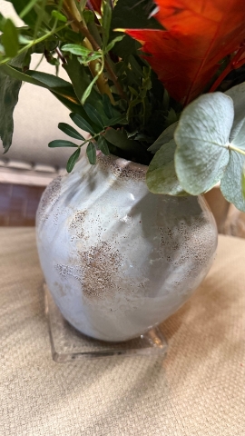 Autumn Cottage Vase