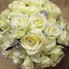 All Rose Brides Posy