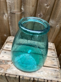 Aqua Vintage Cone vase