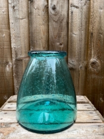 Aqua Vintage Cone vase