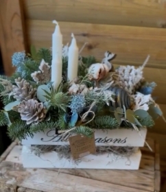 Winter Candle Crate
