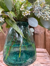 Elegant Aqua Vase