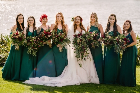 Enchanted Forest Bridesmaids Bouquet
