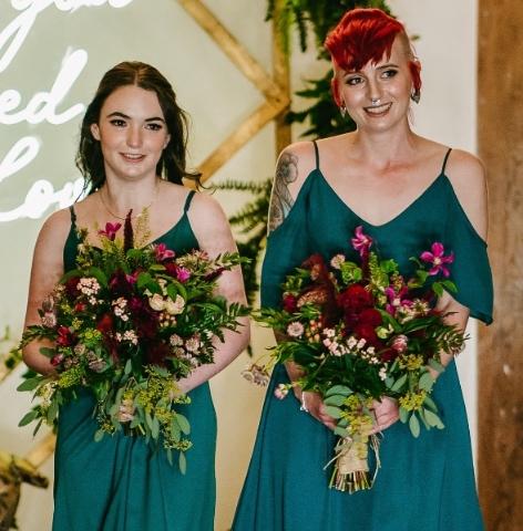 Enchanted Forest Bridesmaids Bouquet