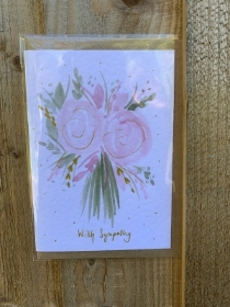 Lois Riley Sympathy Bouquet Card
