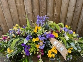 Summer Meadow Coffin Spray