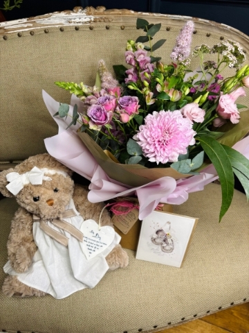 Welcome Baby Girl Gift Set