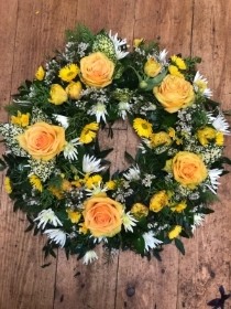 Yellow Rose Wreath