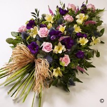 Rose and lissianthus Spray